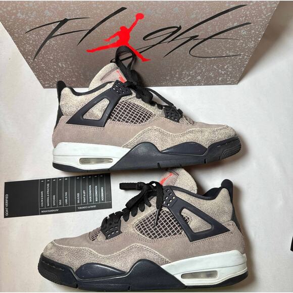 Size 8 - Nike Air Jordan 4 Retro Taupe Haze Men's Shoes Ships Now - Picture 2 of 10